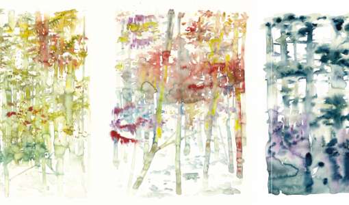 Der imaginäre Wald – Aquarellmalerei zwischen Figürlichkeit und Abstraktion