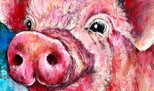 Tiere in Acryl