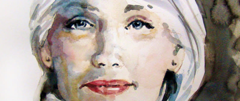 Portraitmalerei in Aquarell